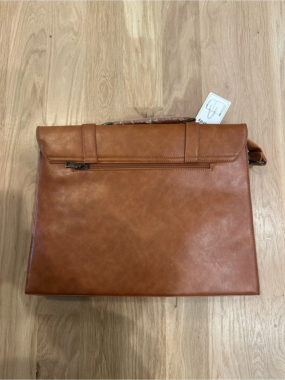 Lubardy Mens Messenger Bag faux Leather 15.6 Inch Work Laptop Briefcase